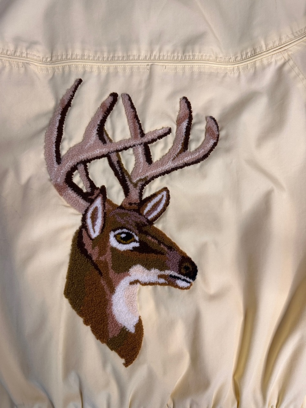 Men's yellow Embroidered Deer Jacket